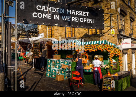 Marché de Camden - Londres Banque D'Images