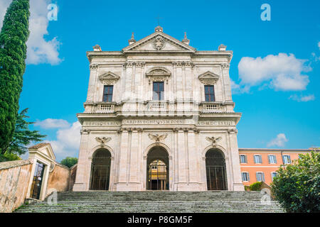 Église de San Gregorio Magno sur la Caelio Hill à Rome, Italie. Banque D'Images