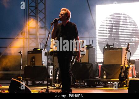 Brescia, Italie. 11 juillet, 2018. Gardone Riviera Brescia Italie 11 juillet 2018 Franz Ferdinand live au Anfiteatro del Vittoriale © Roberto Finizio / Alamy Live News Banque D'Images