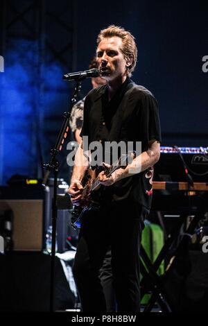 Brescia, Italie. 11 juillet, 2018. Gardone Riviera Brescia Italie 11 juillet 2018 Franz Ferdinand live au Anfiteatro del Vittoriale © Roberto Finizio / Alamy Live News Banque D'Images