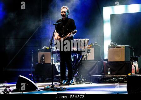 Brescia, Italie. 11 juillet, 2018. Gardone Riviera Brescia Italie 11 juillet 2018 Franz Ferdinand live au Anfiteatro del Vittoriale © Roberto Finizio / Alamy Live News Banque D'Images