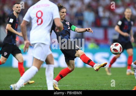 Moscou, Russie. 11 juillet, 2018. Luka Modric (Croatie). GES/football/Coupe du Monde 2018 Russie : demi-finale : Croatie - Angleterre, 11.07.2018/GES/soccer/football Worldcup 2018 Russie : demi-finale : la Croatie contre l'Angleterre, Moscou, le 11 juillet 2018 | Le monde d'utilisation : dpa Crédit/Alamy Live News Banque D'Images