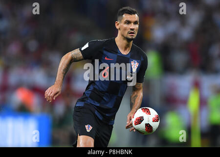 Moscou, Russie. 11 juillet, 2018. Dejan Lovren (Croatie) GES/football/Coupe du Monde 2018 Russie : Demi-finales : Croatie - Angleterre, 11.07.2018/GES/soccer/football Worldcup 2018 Russie : demi-finale : la Croatie contre l'Angleterre, Moscou, le 11 juillet 2018 | Le monde d'utilisation : dpa Crédit/Alamy Live News Banque D'Images