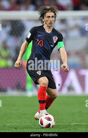 Moscou, Russie. 11 juillet, 2018. Luka Modric (Croatie). GES/football/Coupe du Monde 2018 Russie : demi-finale : Croatie - Angleterre, 11.07.2018/GES/soccer/football Worldcup 2018 Russie : demi-finale : la Croatie contre l'Angleterre, Moscou, le 11 juillet 2018 | Le monde d'utilisation : dpa Crédit/Alamy Live News Banque D'Images