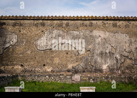 Site archéologique de Pompéi, près de Naples, Macellum (marché), situé au Forum, Italie Banque D'Images