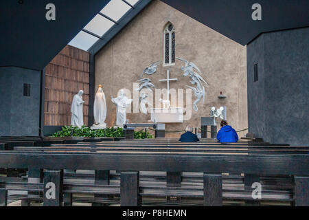 Irlande - Temple de Knock - Église de Knock, site de vision de la Vierge de Knock - site de pèlerinage Banque D'Images