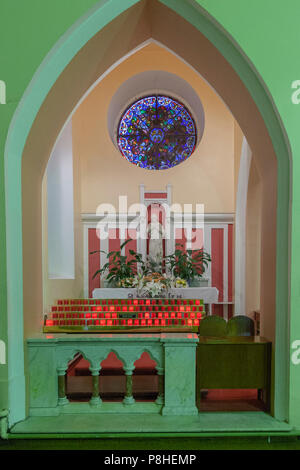 Irlande - Temple de Knock - Église de Knock, site de vision de la Vierge de Knock - site de pèlerinage Banque D'Images