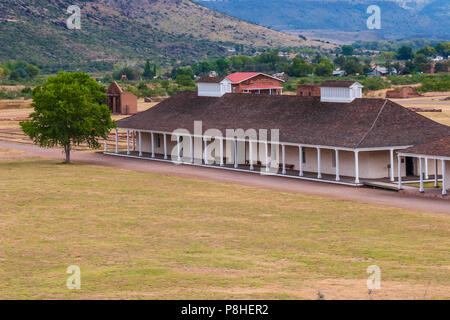 Lieu historique national du fort Davis, une unité du National Park Service, dans le sud-ouest du Texas. Fort Davis était un poste militaire frontalier. Banque D'Images
