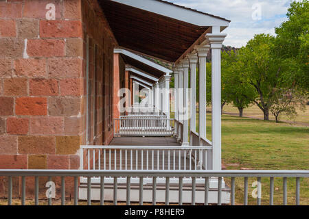 Lieu historique national du fort Davis, une unité du National Park Service, dans le sud-ouest du Texas. Fort Davis était un poste militaire frontalier. Banque D'Images