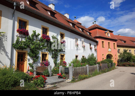 Village de Speinshart monastère monastère, abbaye de l'ordre des Prémontrés Dans Speinshar, nouvelle ville sur la Waldnaab, Haut-Palatinat, en Bavière, Allemagne Banque D'Images