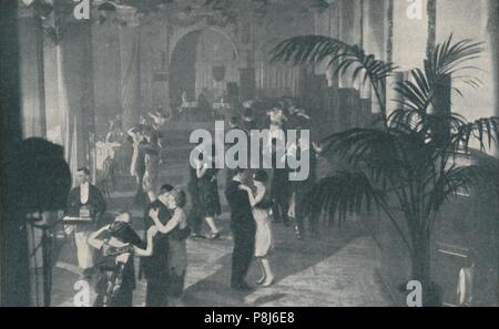 'Dance, la chanson et le dîner dans les salles souterraines de plaisir', c1935. Artiste : Sport et général. Banque D'Images