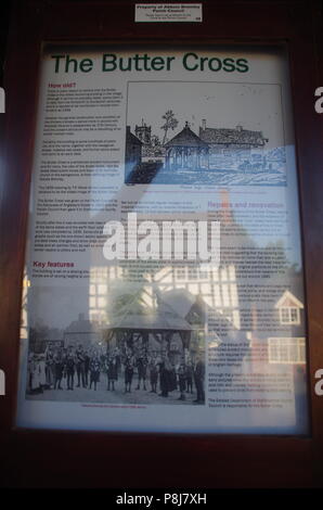 Le beurre de la Croix. Abbots Bromley. La façon dont la Grande-Bretagne. John O' Groats (Duncansby Head) aux terres fin. Fin Fin de sentier. L'Angleterre. UK Banque D'Images