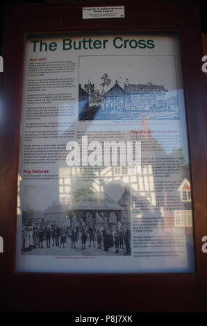 Le beurre de la Croix. Abbots Bromley. La façon dont la Grande-Bretagne. John O' Groats (Duncansby Head) aux terres fin. Fin Fin de sentier. L'Angleterre. UK Banque D'Images