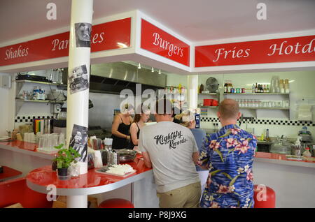 Duke Street diner margate kent uk Banque D'Images