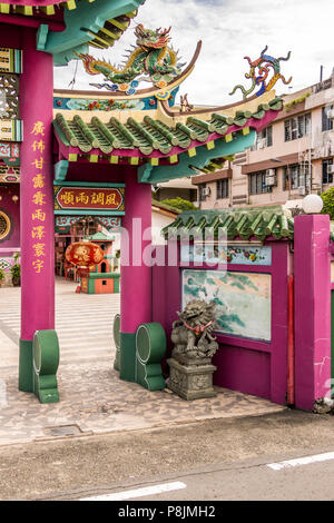 Ba Sian Miao temple chinois de Malaisie Labuan Banque D'Images