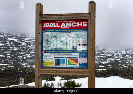 Vallée tourmentée, Skagway, Alaska, United States, USA, le mardi 22 mai, 2018. Banque D'Images