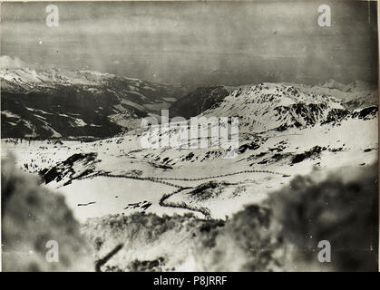 . 528 Standpunkt Cima di Bocche, Eigene Stellungen mit Blick gegen im Westen, Fassaner Viezzena Fleimstal Alpen. BildID (15418434) Banque D'Images