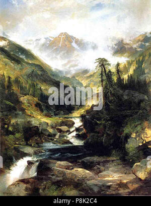 . 556 Thomas Moran - Montagne de la Sainte Croix, 1875 Banque D'Images