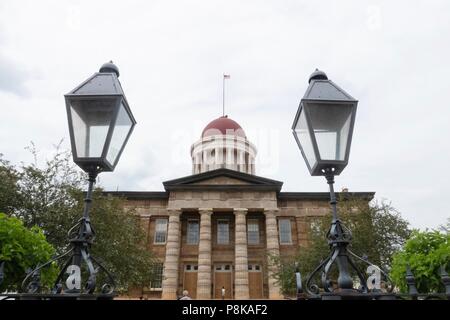 Ancienne demeure seigneuriale restaurée State Capitol building à Springfield en Illinois Banque D'Images