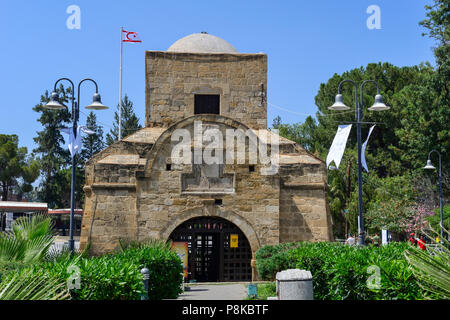 La porte de Kyrenia, nord de Nicosie (Lefkosa), République turque de Chypre du Nord Banque D'Images