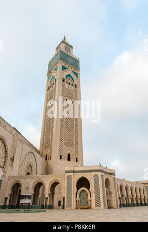 Mosquée Hassan II à Casablanca, Maroc Banque D'Images