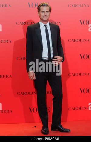 Madrid, Espagne. 12 juillet, 2018. Mark Vanderloo assiste à la VOGUE Espagne 30e anniversaire de travail à la Casa de Velázquez à Madrid, Espagne. 12 juillet 2018. Credit : Jimmy Olsen/Media Espagne*** ***aucune perforation/Alamy Live News Banque D'Images