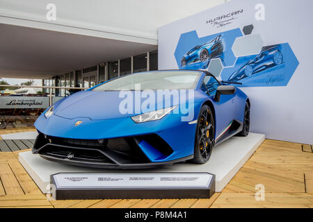 Goodwood Festival of Speed, Chichester, Royaume-Uni. 12 juillet 2018. Lamborghini Ouragan. Crédit : Stuart C. Clarke/Alamy Live News Banque D'Images