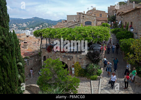 Tossa de Mar, Catalogne, Costa Brava, Espagne, Europe Banque D'Images