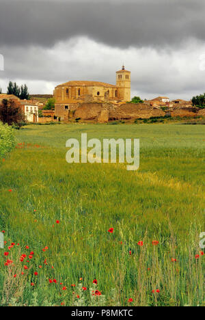 Colegiata de Santa Maria del Mercado à Berlanga de Duero, Espagne, Castille-León Banque D'Images