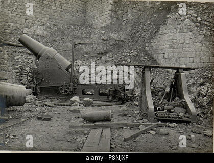 277 Eroberter italienischer 28 cm Mörser m'Campomolon. Aufgenommen am 24. Mai 1916. BildID (15534259) Banque D'Images