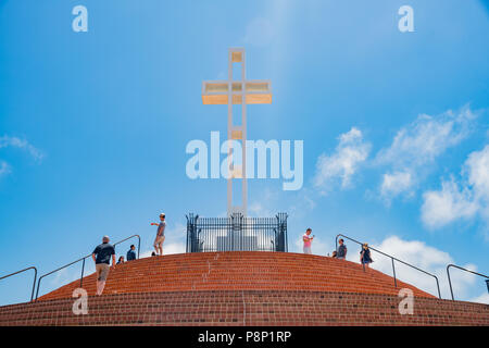 San Diego, 29 juin : le magnifique Mt. Soledad Veterans Memorial National le Juin 29, 2018 à San Diego, Californie Banque D'Images