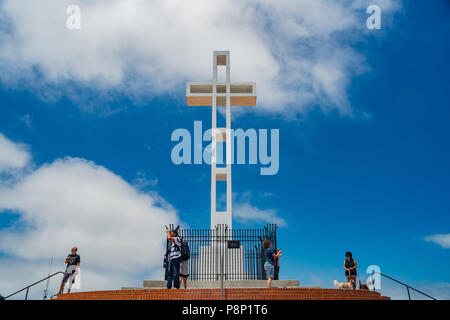 San Diego, 29 juin : le magnifique Mt. Soledad Veterans Memorial National le Juin 29, 2018 à San Diego, Californie Banque D'Images