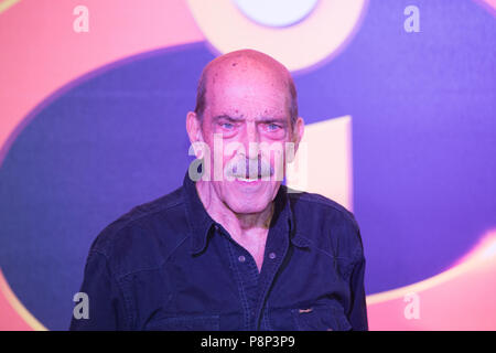 Rome, Italie. 12 juillet, 2018. Photocall du nouveau Disney Pixar film 'l'incroyable 2' avec Bebe Vio, Amanda Lear, Orso Maria Guerrini, et Tiberio Timperi. Crédit : Matteo Nardone/Pacific Press/Alamy Live News Banque D'Images