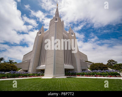 San Diego, JUN 29 : Vue extérieure de la belle ville de San Diego en Californie Temple le 29 juin 2018 à San Diego, Californie Banque D'Images