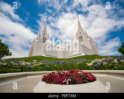 San Diego, JUN 29 : Vue extérieure de la belle ville de San Diego en Californie Temple le 29 juin 2018 à San Diego, Californie Banque D'Images