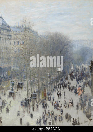 . 427 Claude Monet, 1873-1874, Boulevard des Capucines, huile sur toile, 80,3 x 60,3 cm, Nelson-Atkins Museum of Art, Kansas City Banque D'Images