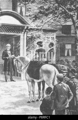 . 3 "La chasse de la Golden Meteor' par George Roux 05 Banque D'Images