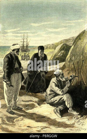 . 6 'La merveilleuses aventures du Capitaine Antifer' par George Roux 09 Banque D'Images