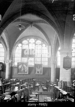 25 Abbaye Saint-Ayoul (ancienne) - Eglise, intérieur - Provins - Médiathèque de l'architecture et du patrimoine - APMH00031710 Banque D'Images
