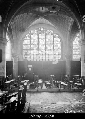 25 Abbaye Saint-Ayoul (ancienne) - Eglise, intérieur - Provins - Médiathèque de l'architecture et du patrimoine - APMH00031712 Banque D'Images