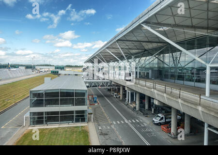 L''aéroport de Stansted en Angleterre Essex Banque D'Images