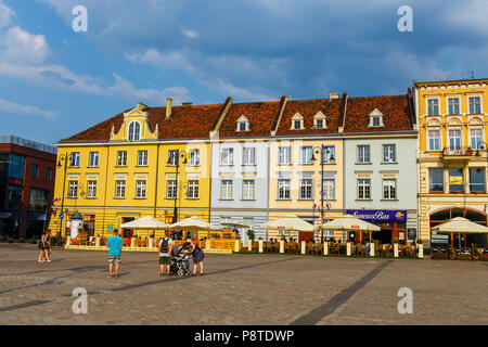 Bydgoszcz, Pologne, le 31 mai 2018 : la vieille ville de Bydgoszcz. L'architecture de la ville de Bydgoszcz est riche, avec un style néo-gothique, néo-baroque, néoclassique pré styles Banque D'Images