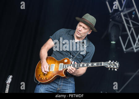 Great Tew, Oxfordshire, UK. 13 juillet 2018. Danny et les champions du monde il se produit au Festival 2018 Cornbury, Chadlington, Oxfordshire Crédit : John Lambeth/Alamy Live News Banque D'Images