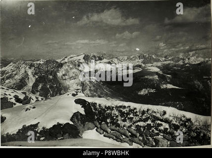 528 Standpunkt Cima di coupole, Panorama von bis Formion Rosengarten. Königstraße 45 () (2.WK1 zu Teilbild ALB018 04723a) BildID (15428551) Banque D'Images