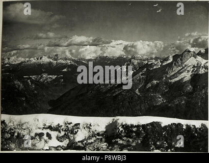 528 Standpunkt Cima di coupole, Panorama von bis Formion Rosengarten. Königstraße 45 () (3.WK1 zu Teilbild ALB018 04723a) BildID (15428558) Banque D'Images