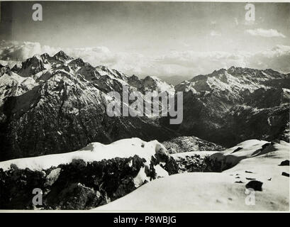 528 Standpunkt Cima di coupole, Panorama von bis Formion Rosengarten. Königstraße 45 () (4.WK1 zu Teilbild ALB018 04723a) BildID (15428565) Banque D'Images