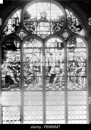 77 Cathédrale Saint-Maclou - Vitrail, Suzanne et les vieillards - Pontoise - Médiathèque de l'architecture et du patrimoine - APMH00020417 Banque D'Images