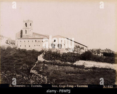 . 86 Crupi, Giovanni (1849-1925) - n. 0613 - S. Domenico - Taormina Banque D'Images