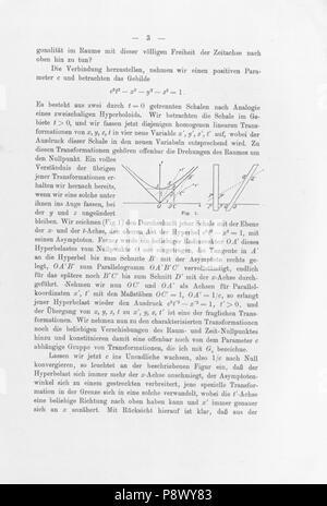 . 105 De Raum Zeit 012 Minkowski Banque D'Images