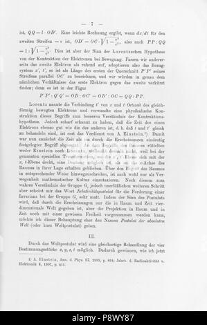 . 105 De Raum Zeit 016 Minkowski Banque D'Images